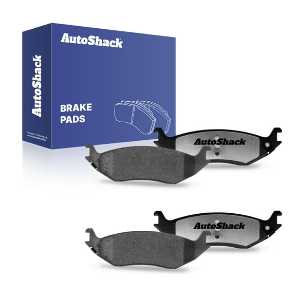 AutoShack Rear Ceramic Brake Pad Set | Replacement for 2004 Dodge Durango 2002-2004 Dodge Ram 1500 | 4-PC