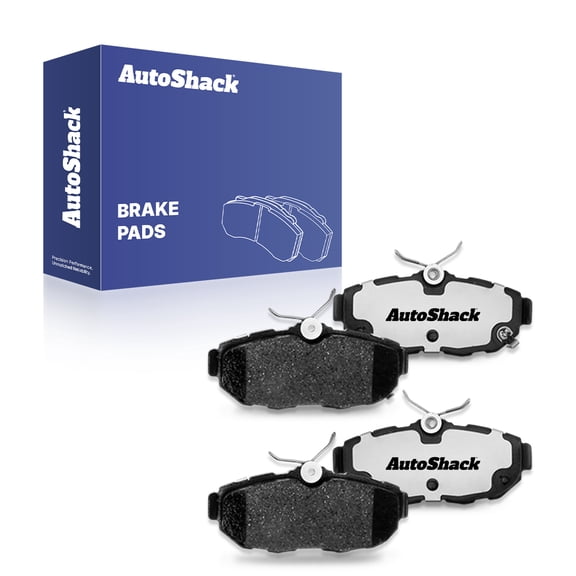 AutoShack Rear Ceramic Brake Pad Set for Ford, Mustang 2011-2014, RWD V6 3.7L V8 5.0L 5.8L