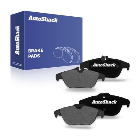 AutoShack Rear Ceramic Brake Pad Set for Mercedes-Benz, E350 2010-2014 C300 2008-2014 GLK350 2010-2015 C250 2010-2015 E550 2010-2017, RWD AWD L4 1.8L V6 2.5L 3.0L 3.5L V8 4.7L 5.5L