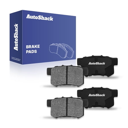 AutoShack Rear Ceramic Brake Pad Set for Honda & Acura, CR-V 2005-2016 RDX 2010-2018 Crosstour 2012-2015 Accord Crosstour 2010-2011, AWD FWD 4WD L4 2.3L 2.4L V6 3.5L