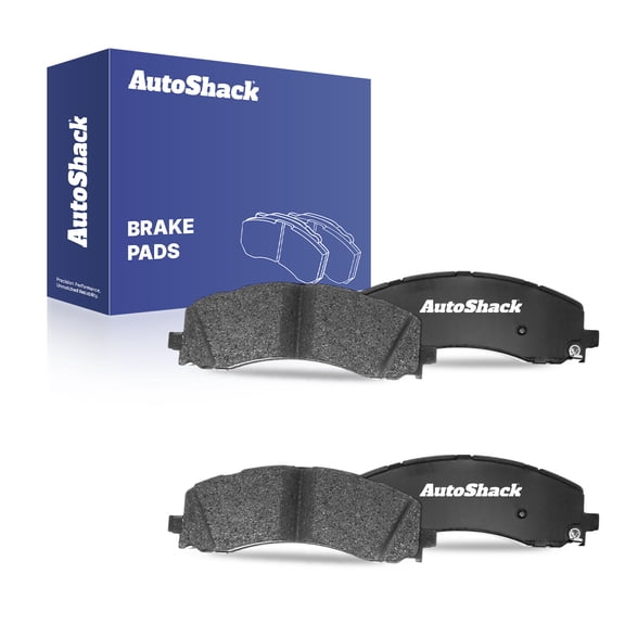 AutoShack Rear Ceramic Brake Pad Set for Ram, 2500 2019-2024 3500 2019-2024, 4WD RWD L6 6.7L V8 6.4L