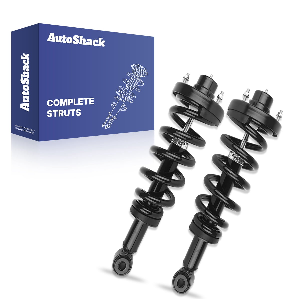 AutoShack Rear Complete Strut & Coil Spring Assemblies - Driver and Passenger Side for Ford & Lincoln, Expedition 2007-2017 Navigator 2007-2017, 4WD RWD V6 3.5L V8 5.4L