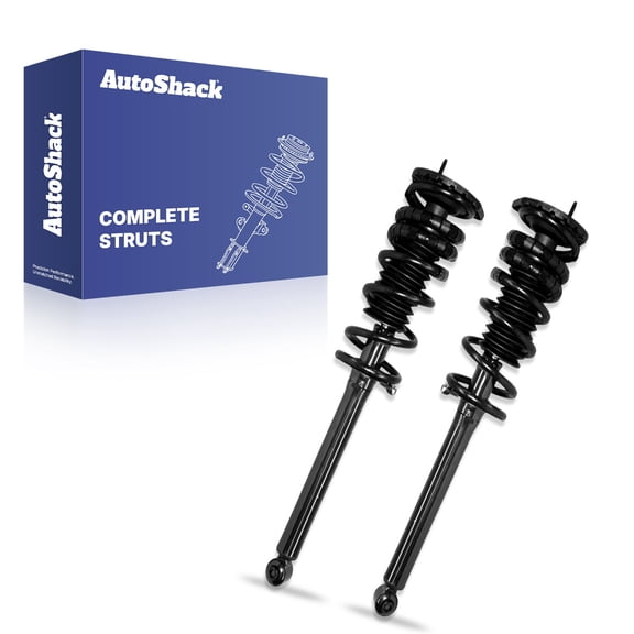 AutoShack Rear Complete Strut & Coil Spring Assemblies - Driver and Passenger Side for Chevrolet & Pontiac, Cavalier 1995-2005 Sunfire 1995-2005, FWD L4 2.2L 2.3L 2.4L