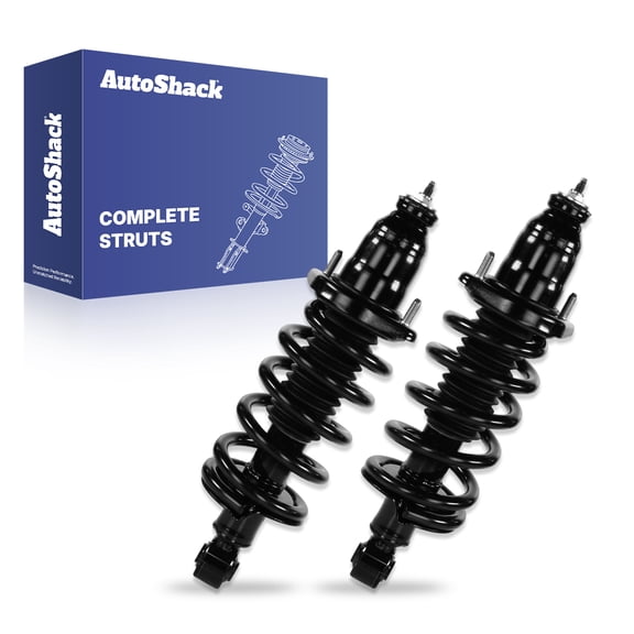 AutoShack Rear Complete Strut & Coil Spring Assemblies - Driver and Passenger Side for Honda, Element 2003-2011, 4WD FWD L4 2.4L