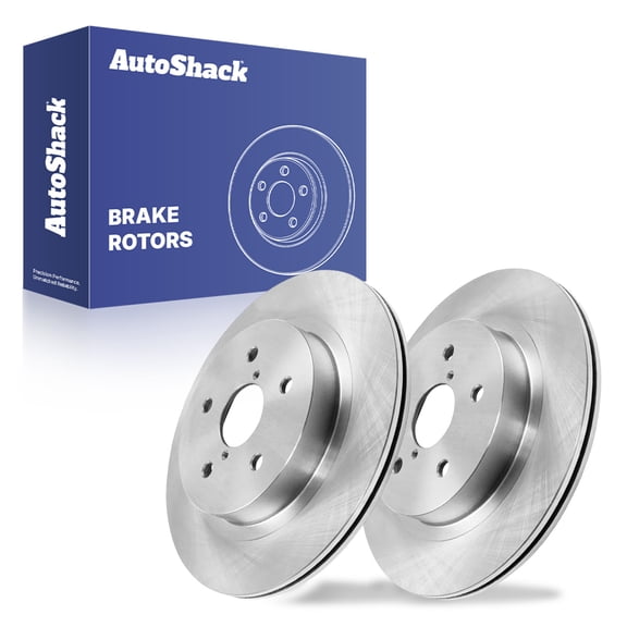 AutoShack Rear Brake Rotors for Subaru, Outback 2015-2026 Legacy 2015-2025 Forester 2025 WRX 2016-2025, AWD H4 2.0L 2.4L 2.5L H6 3.6L - 11.81" (300 mm), 5-Lug