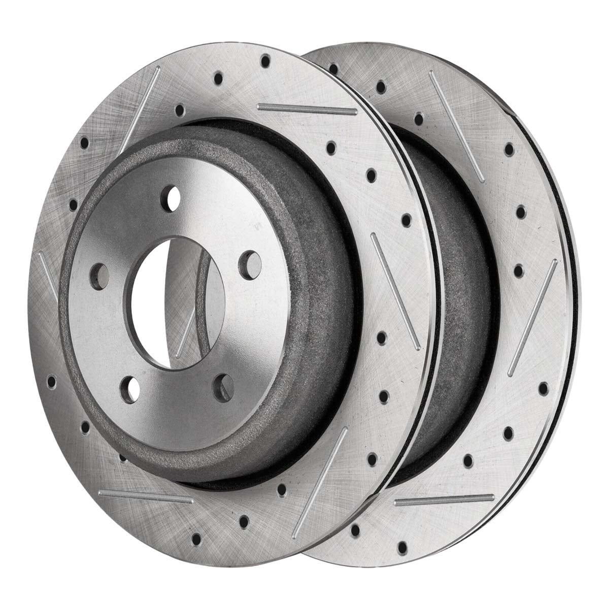 Ford Ranger Rotor Replacement AutoShack Rear Drilled & Slotted Brake Rotors | Replacement for 2010 ...