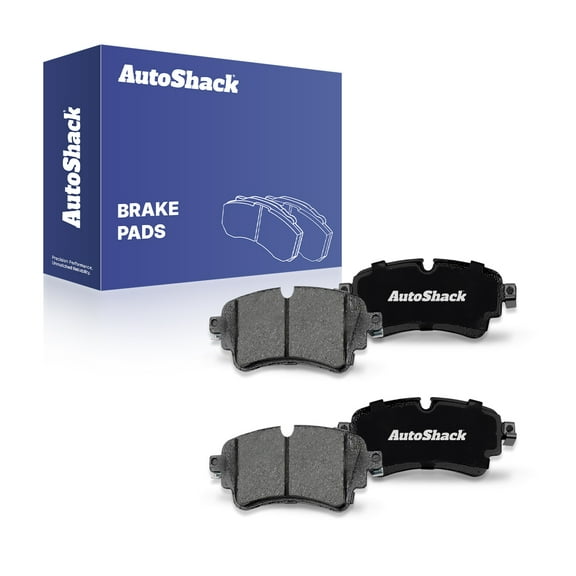 AutoShack Rear Premium Ceramic Brake Pad Set for Audi, Q7 2017-2020 Q8 2019-2020 A7 Sportback 2019-2021, 2023-2024 e-tron Quattro 2019-2020 S6 2020 SQ8 2020, AWD L4 2.0L V6 2.9L 3.0L V8 4.0L