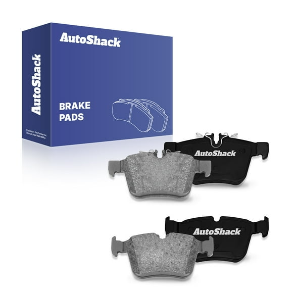 AutoShack Rear Ceramic Brake Pad Set for Mercedes-Benz & Jaguar, C300 2015-2021 C400 2015 E-Pace 2021-2024, AWD RWD L4 2.0L V6 3.0L
