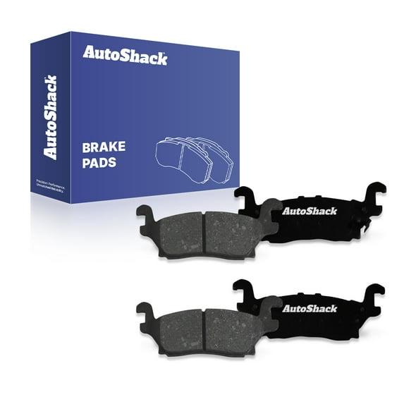 AutoShack Rear Premium Ceramic Brake Pad Set Replacement for 2006-2010 Hummer H3 2009-2010 Hummer H3T 4-PC