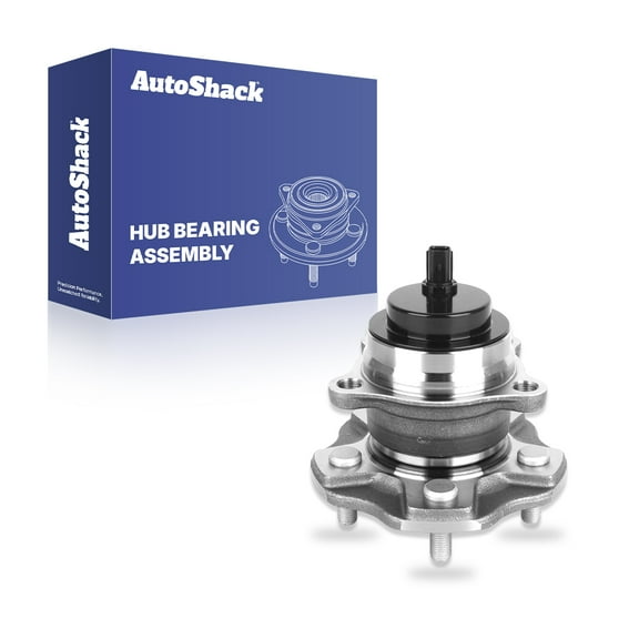 AutoShack Rear Wheel Hub Bearing Assembly - Driver or Passenger Side for Toyota & Lexus, Highlander 2014-2019 RX350 2010-2019 RX450h 2010-2015, FWD L4 2.7L V6 3.5L - 5-Lug, With ABS
