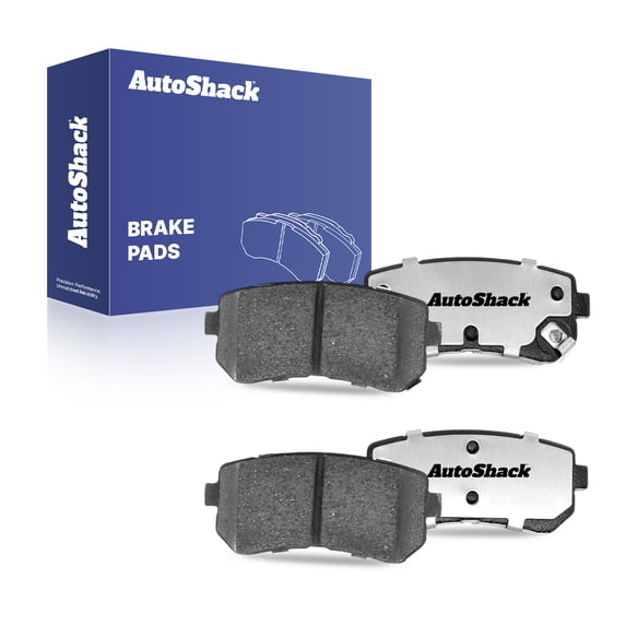 AutoShack Rear Ceramic Brake Pad Set for Hyundai & Kia, Kona 2018-2023 Seltos 2021-2025, AWD FWD L4 1.6L 2.0L