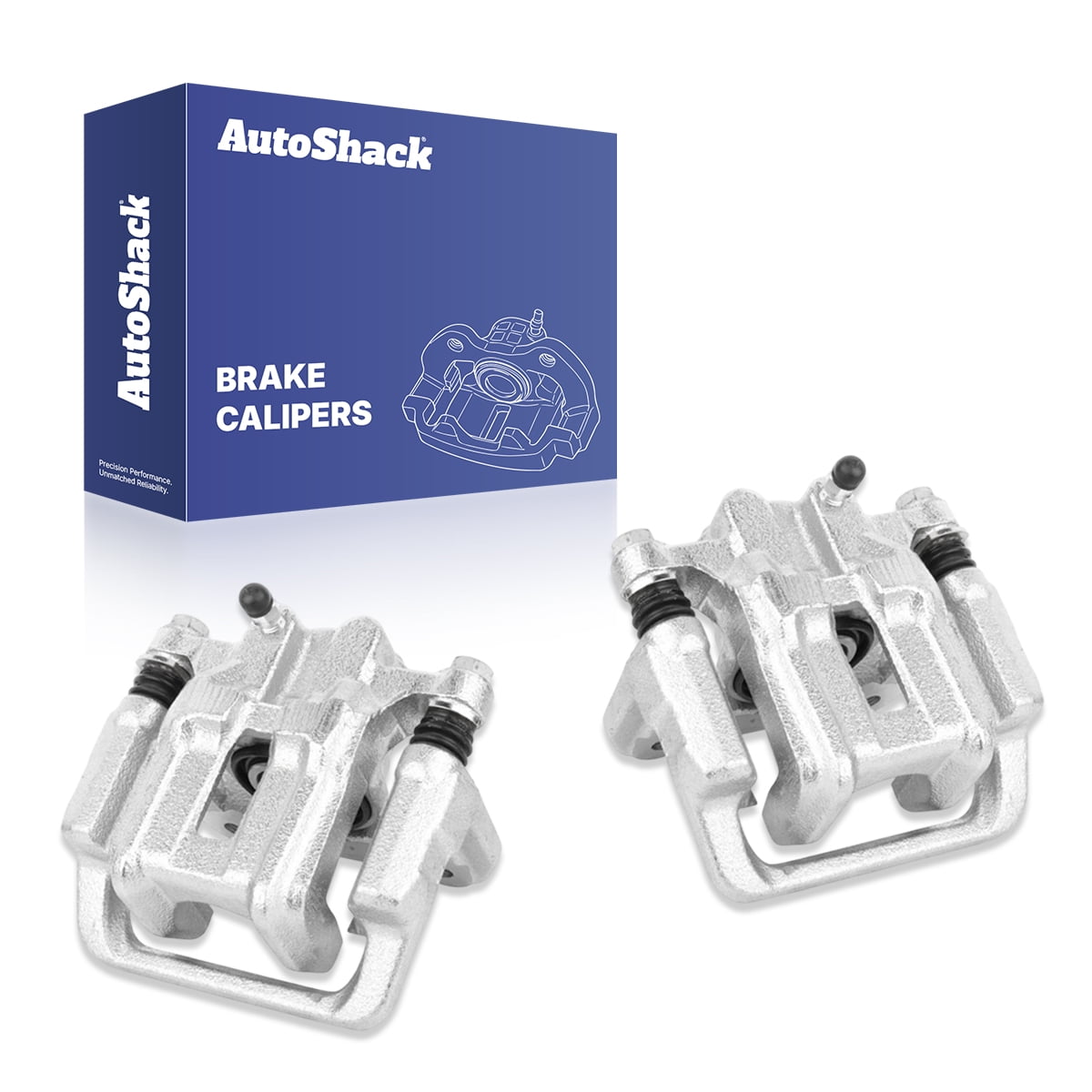 AutoShack Rear Brake Calipers for Acura & Honda, TL 1999-2008 Element 2003-2011 CL 2001-2003, FWD 4WD L4 2.4L V6 3.2L 3.5L, Left and Right, Pair