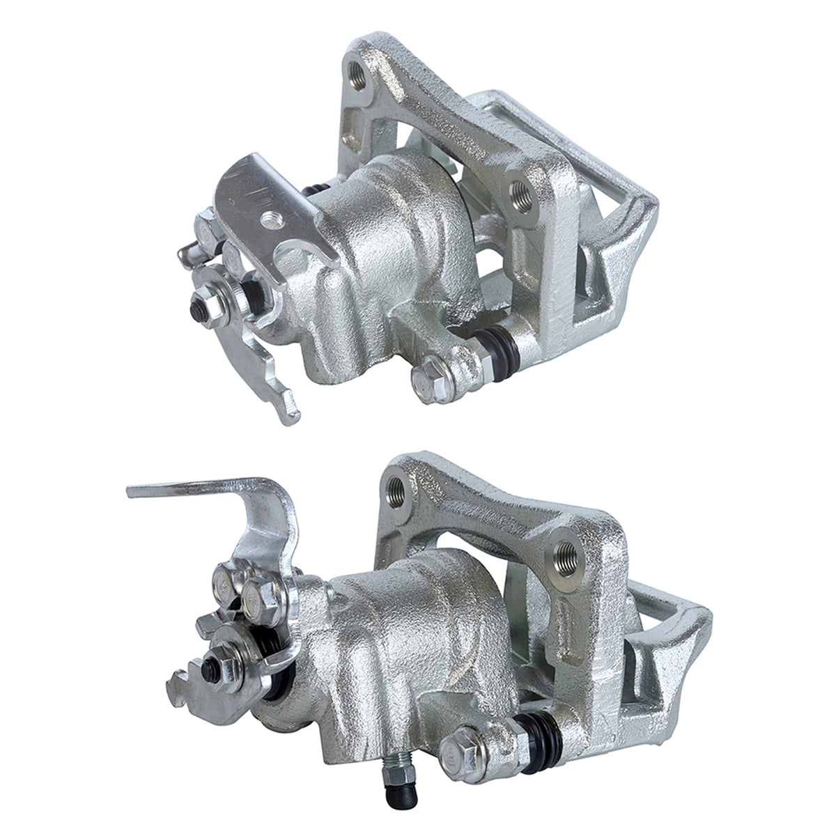AutoShack Rear New Brake Calipers Assembly with Bracket Set of 2 Driver