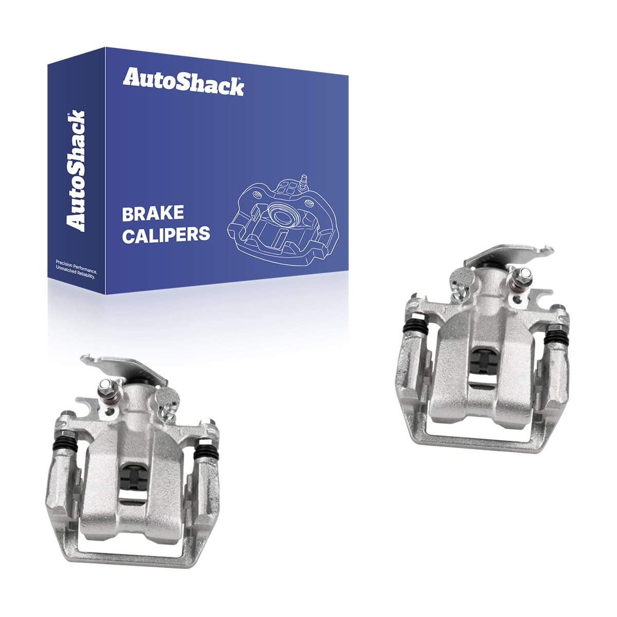 AutoShack Rear Brake Calipers for Honda, Accord 2013-2017, FWD L4 2.0L 2.4L V6 3.5L, Left and Right, Pair