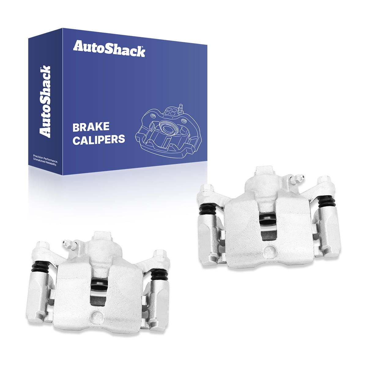 AutoShack Rear Brake Calipers for Chevrolet & Pontiac, Impala 2000-2010 Monte Carlo 2000-2007 Grand Prix 1997-2003, FWD V6 3.1L 3.4L 3.5L 3.8L 3.9L V8 5.3L, Left and Right, Pair