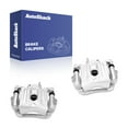 thumbnail image 1 of AutoShack Rear New Brake Calipers Assembly with Bracket Set of 2 Driver and Passenger Side Replacement for Hyundai Santa Fe XL 2010-2016 Santa Fe 2013-2018 Santa Fe Sport 2011-2019 Kia Sorento AWD FWD, 1 of 4