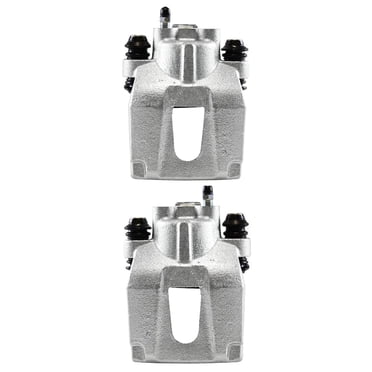Pair Rear Black Brake Calipers W/ Bracket For Honda Civic