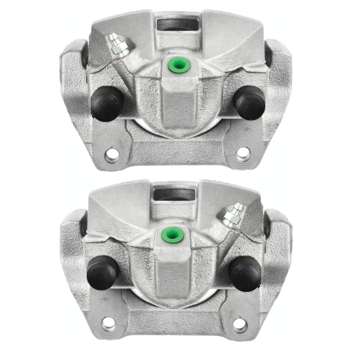 AutoShack Rear New Brake Calipers with Bracket Assembly Set of 2