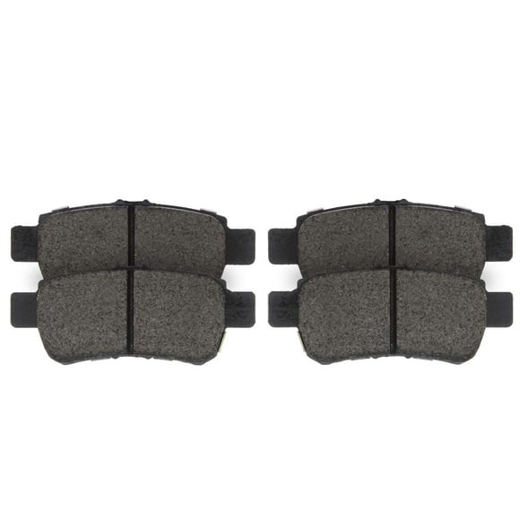 AutoShack Rear Performance Ceramic Brake Pad Kit Driver and Passenger Side Replacement for 2005 2006 2007 2008 2009 2010 Honda Odyssey 3.5L V6 FWD PCD1088