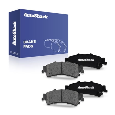 AutoShack Rear Premium Ceramic Brake Pad Set for Chevrolet, GMC & Cadillac, Silverado 1500 1999-2006 Sierra 1500 1999-2006 DTS 2006-2011, FWD 4WD RWD AWD V6 4.3L V8 4.6L 4.8L 5.3L 6.0L