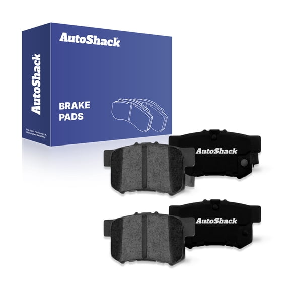 AutoShack Rear Premium Ceramic Brake Pad Set for Honda & Acura, Civic 2002-2015 Accord 1991-2007 ILX 2013-2022 TSX 2004-2008, FWD L4 1.3L 1.5L 1.8L 2.0L 2.2L 2.3L 2.4L V6 2.7L 3.0L