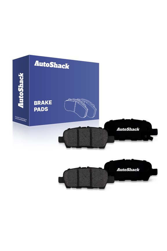 Rear Premium Ceramic Brake Pad Set for Nissan & INFINITI, Rogue 2008-2013 Sentra 2007-2012 Altima 2007-2009 G37 2008-2013 Rogue Select 2014-2015, AWD RWD FWD L4 2.5L V6 3.5L 3.7L