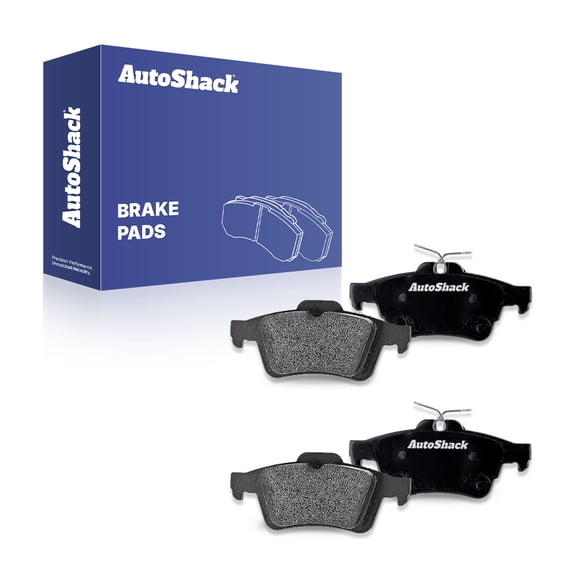AutoShack Rear Premium Ceramic Brake Pads, 4pcs, Compatible with Ford Focus 2012-2018