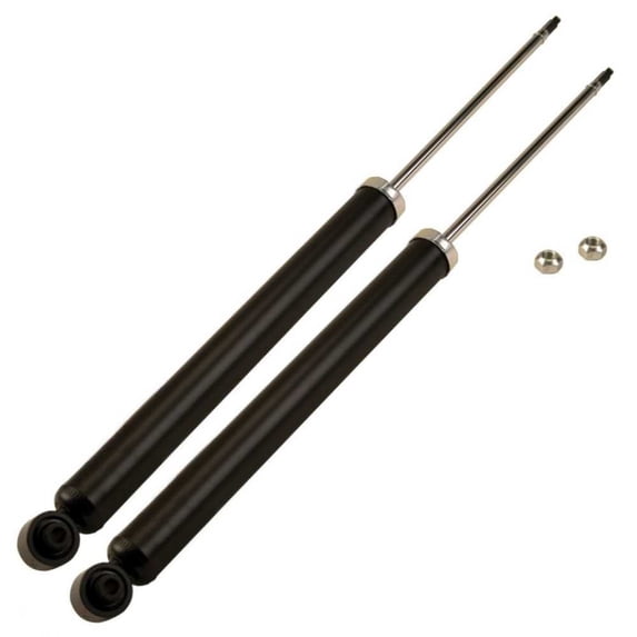 AutoShack Rear Shock Absorbers - Driver and Passenger Side for Volkswagen, Beetle 1998-2010 Jetta 1999-2005 Golf 1999-2006 Golf City 2007-2010, FWD L4 1.8L 1.9L 2.0L L5 2.5L V6 2.8L