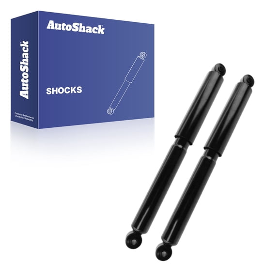AutoShack Rear Shock Absorbers - Driver and Passenger Side for Chevrolet & GMC, Silverado 1500 2007-2025 Sierra 1500 2007-2025, 4WD RWD AWD L4 2.7L L6 3.0L V6 4.3L V8 4.8L 5.3L 6.0L 6.2L