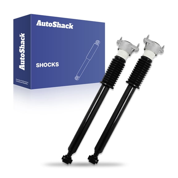 AutoShack Rear Shock Absorbers - Driver and Passenger Side for Mercedes-Benz, C300 2008-2019 E350 2010-2016 C250 2010-2014 E400 2013-2017, RWD AWD L4 1.8L 2.0L V6 2.5L 3.0L 3.5L