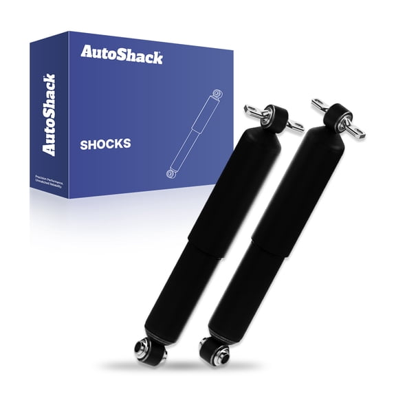 AutoShack Rear Shock Absorbers - Driver and Passenger Side for Chevrolet & GMC, S10 1982-2004 Blazer 1995-2005 Sonoma 1991-2004 Jimmy 1992-2005, 4WD RWD AWD FWD L4 1.9L 2.0L 2.2L 2.5L V6 2.8L 4.3L