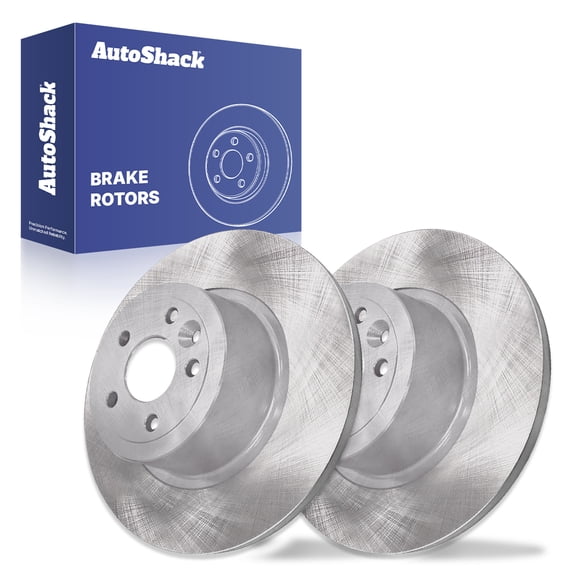 AutoShack Rear Brake Rotors for Land Rover, Range Rover Evoque 2016-2019, AWD L4 2.0L - 12.48" (317 mm), 5-Lug