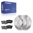 thumbnail image 1 of AutoShack Rear Brake Rotors & Ceramic Pads for Honda, CR-Z 2011-2015, FWD L4 1.5L - 10.23" (259.8 mm), 5-Lug, 1 of 4