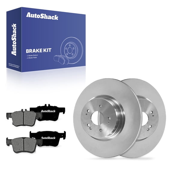 AutoShack Rear Brake Rotors & Premium Pads for Acura, TLX 2021-2025, AWD FWD L4 2.0L V6 3.0L - 12.99" (330 mm), 5-Lug