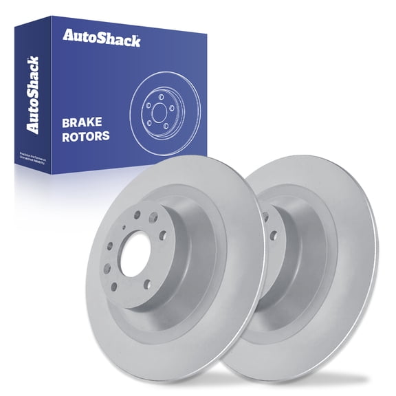AutoShack Rear Brake Rotors for Mazda, CX-50 2023-2025, AWD L4 2.5L - Coated - ArmorStop - 12.78" (324.6 mm), 5-Lug