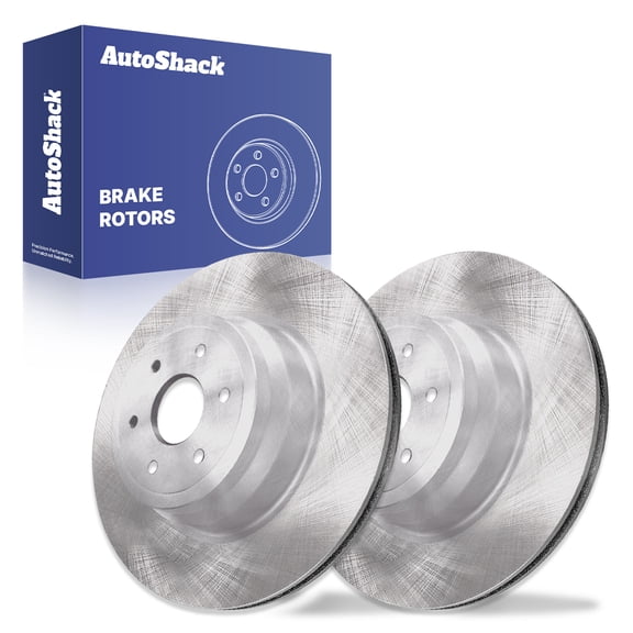 AutoShack Rear Brake Rotors for Nissan, TITAN XD 2016-2024, 4WD RWD V8 5.0L 5.6L - 14.37" (365 mm), 6-Lug