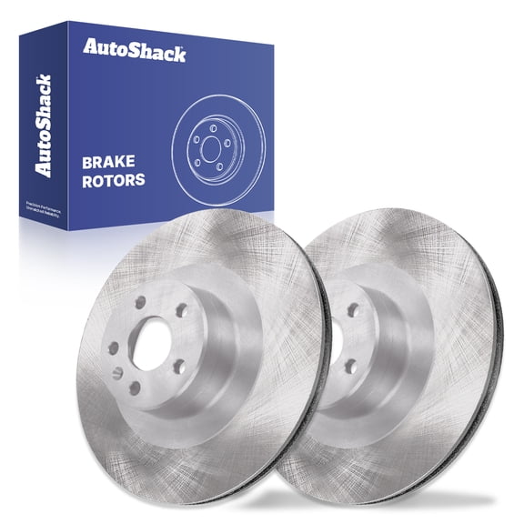 AutoShack Rear Brake Rotors for Volvo, XC90 2016-2025 XC40 2020-2022 C40 Recharge 2022-2024, AWD RWD FWD L4 2.0L - 13.39" (340 mm), 5-Lug