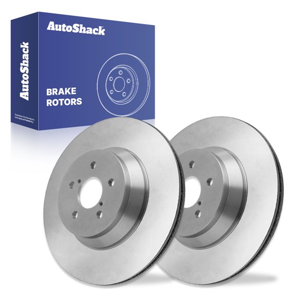AutoShack Rear Brake Rotors for Subaru, Crosstrek 2021-2023, AWD H4 2.0L 2.5L - 11.22" (285 mm), 5-Lug