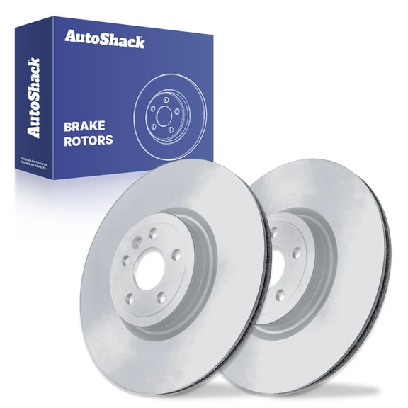 AutoShack Rear Brake Rotors for Jaguar & Land Rover, F-Pace 2017-2022 Range Rover Velar 2018-2020, AWD 4WD L4 2.0L L6 3.0L V6 3.0L V8 5.0L - Coated - ArmorStop - 12.8" (325 mm), 5-Lug