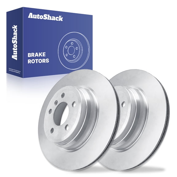 AutoShack Rear Brake Rotors for BMW, 328i xDrive 2013-2016 320i xDrive 2013-2018 330e 2016-2018 328d 2016, AWD RWD L4 2.0L - Coated - ArmorStop - 11.81" (300 mm), 5-Lug