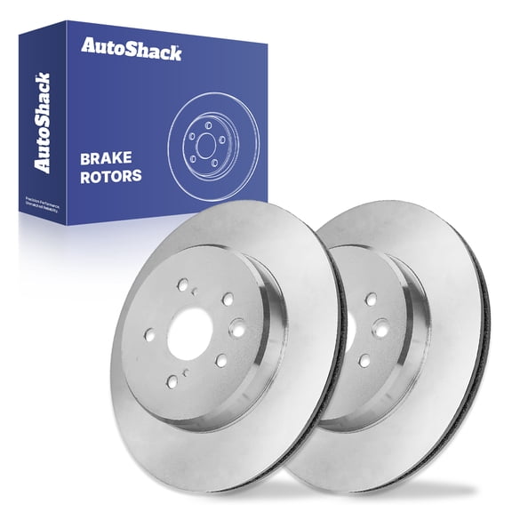 AutoShack Rear Brake Rotors for Lexus, GS350 2013-2020 IS300 2016-2020 IS350 2014-2021 RC300 2016-2021 RC200t 2016-2017, AWD RWD L4 2.0L V6 3.5L - Coated - ArmorStop - 12.2" (310 mm), 5-Lug