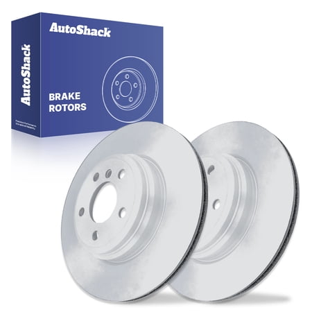 AutoShack Rear Brake Rotors for BMW, 328i xDrive 2015-2016 330i xDrive 2017-2018 ActiveHybrid 3 2013-2015, AWD RWD L4 2.0L L6 3.0L - Coated - ArmorStop - 12.99" (330 mm), 5-Lug