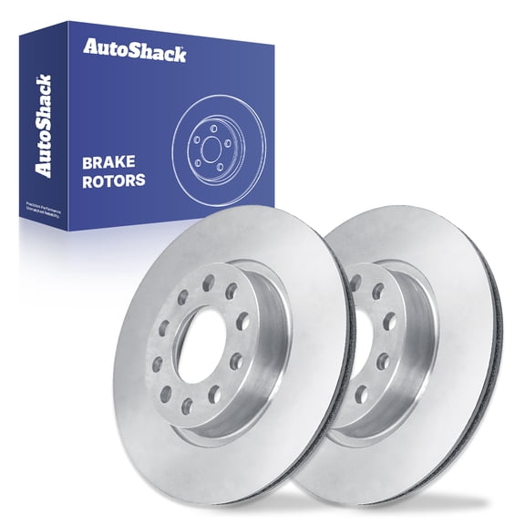 AutoShack Rear Brake Rotors for Cadillac, CT4 2020-2025, AWD RWD L4 2.0L 2.7L V6 3.6L - Coated - ArmorStop - 12.4" (315 mm), 5-Lug