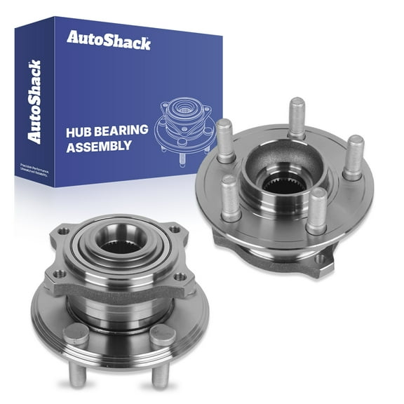 AutoShack Pair Rear Wheel Hub Bearing without ABS Pair Driver and Passenger Side Replacement for 2015-2020 Dodge Charger Challenger  3.6L 5.7L AWD RWD 5 Lugs HB612557PR