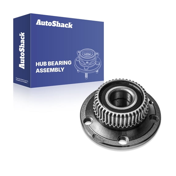 AutoShack Rear Wheel Hub Bearing Assembly with ABS | Replacement for 2000-2006 Audi TT 1998-2010 Volkswagen Beetle 1998-2005 Volkswagen Golf 1999-2005 Volkswagen Jetta | 1-PC