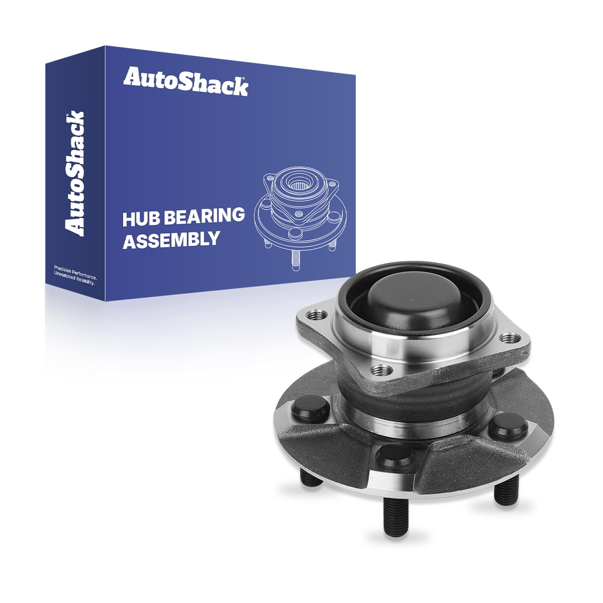 AutoShack Rear Wheel Hub Bearing Assembly - Driver or Passenger Side for Toyota, Corolla 2003-2008 Matrix 2003-2008 Celica 2000-2005, FWD L4 1.8L - 5-Lug, Without ABS
