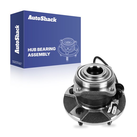 AutoShack Rear Wheel Hub Bearing Assembly - Driver or Passenger Side for Saturn & Chevrolet, Vue 2002-2007 Equinox 2005-2006, AWD FWD L4 2.2L 2.4L V6 3.0L 3.4L 3.5L - 5-Lug, With ABS