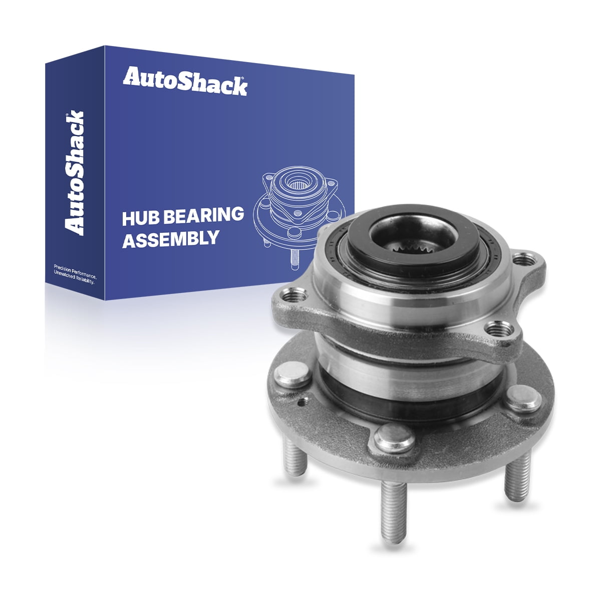 AutoShack Front or Rear Wheel Hub Bearing Assembly - Driver or Passenger Side for Hyundai, Santa Fe Sport 2013-2018 Santa Fe 2007-2018, AWD FWD L4 2.0L 2.4L V6 2.7L 3.3L 3.5L - 5-Lug, Without ABS