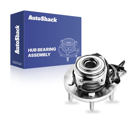 AutoShack Rear Wheel Hub Bearing Assembly - Driver or Passenger Side for Dodge & Chrysler, Grand Caravan 2008-2011 Town & Country 2008-2011, FWD V6 3.3L 3.6L 3.8L 4.0L - 5-Lug, With ABS
