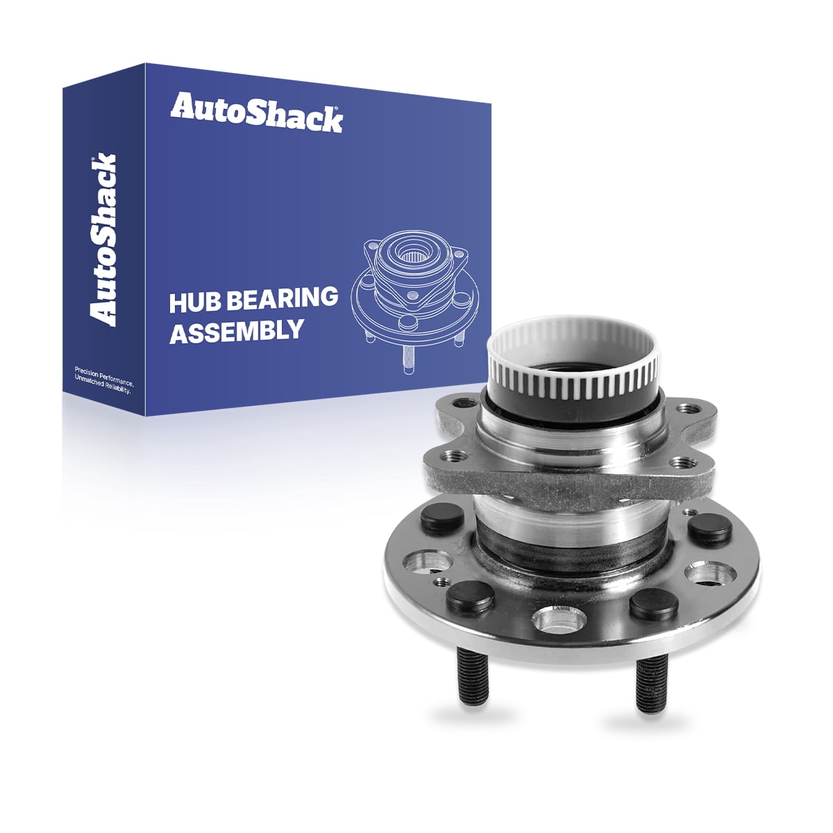 AutoShack Rear Wheel Hub Bearing Assembly - Driver or Passenger Side for Hyundai & Kia, Sonata 2010-2014 Optima 2011-2015 Tucson 2010-2015, FWD L4 2.0L 2.4L V6 3.3L - 5-Lug, With ABS